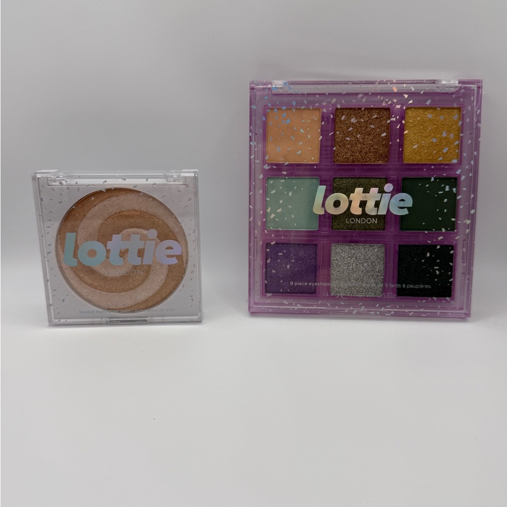 Lottie London Makeup Set with Eyeshadow Palette and Highlighter